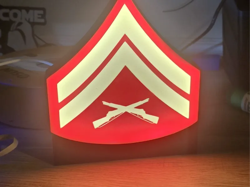 USMC Corporal (E-4) Lightbox
