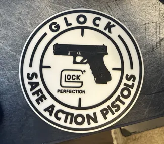 Glock Sign / Wall Art - Easy Print and Scalable