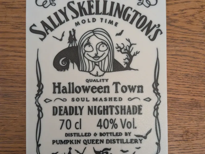 sally Skellington plaque wall art