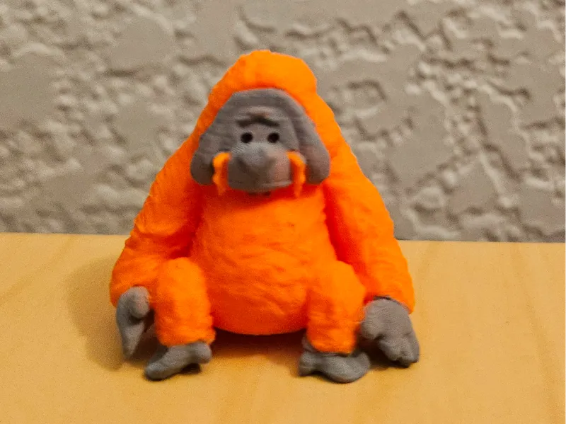 Orangutan Toy Miniature Desk Buddy