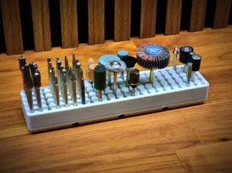 Gridfinity Dremel Bit Holder / Tray / Organizer