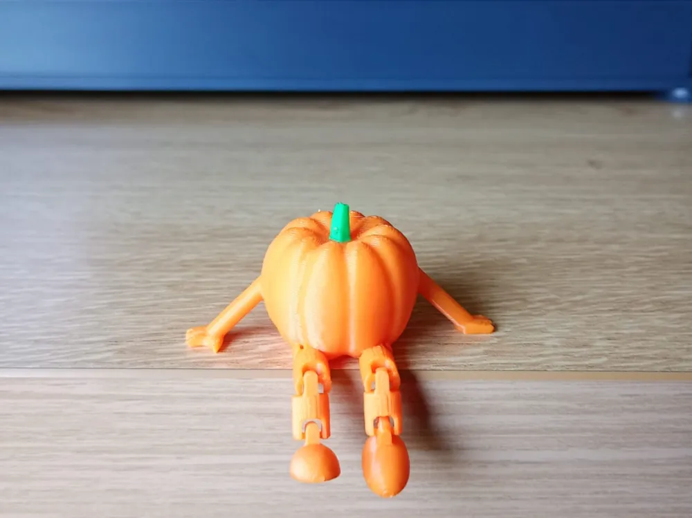 Wiggly Articulated Pumpkin - Free 3D Print Model - MakerWorld