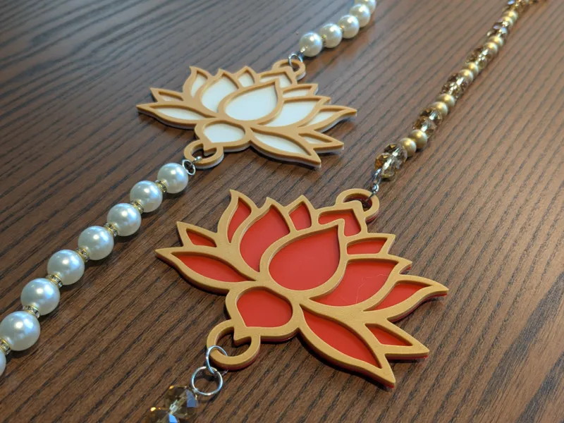 Lotus backdrop hanging