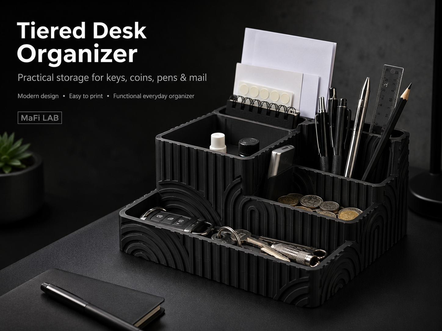 ArcTier Multi-Level Desk Organizer