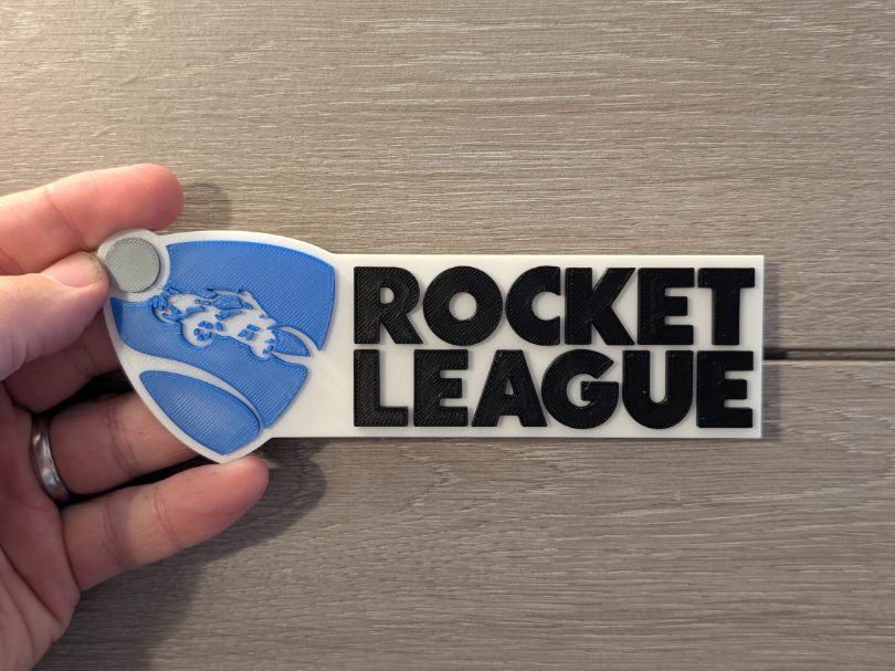 Rocket League logo sign plaque 2-sizes