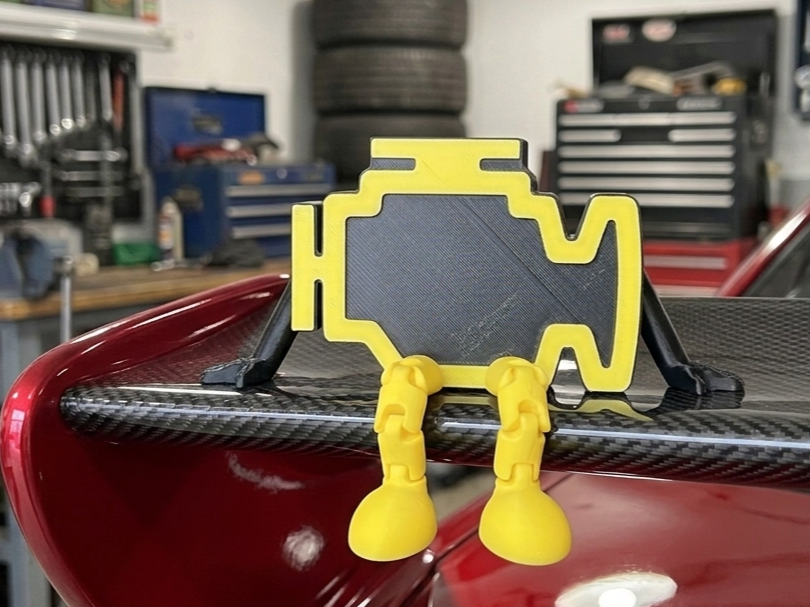 Motorkontrollleuchte Flexi Kumpel, MKL, MIL Mann