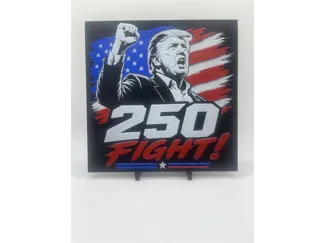 Freedom 250 Fight Trump HueForge