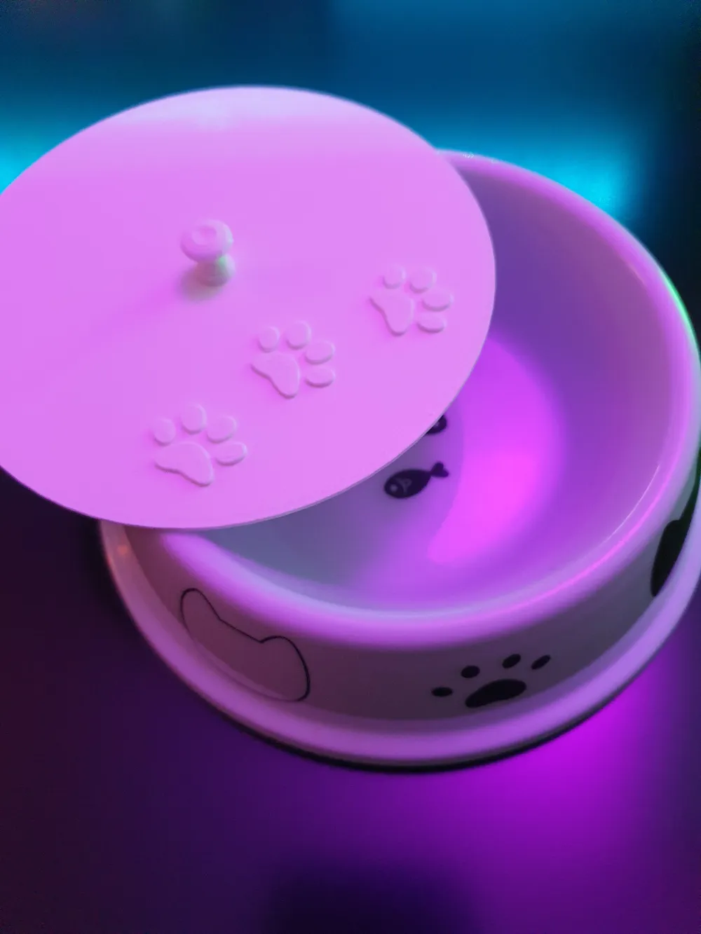 Cat and Dog FoodBowl Lid by Mr.B MakerWorld