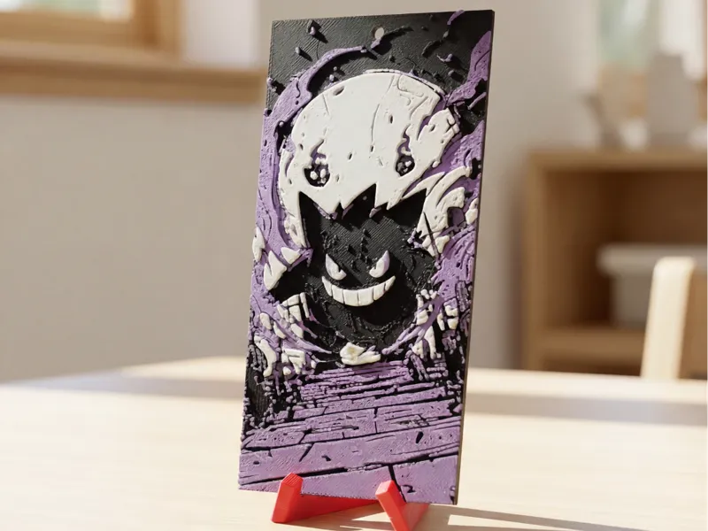 Gengar Pokemon HueForge - NO AMS disponibile