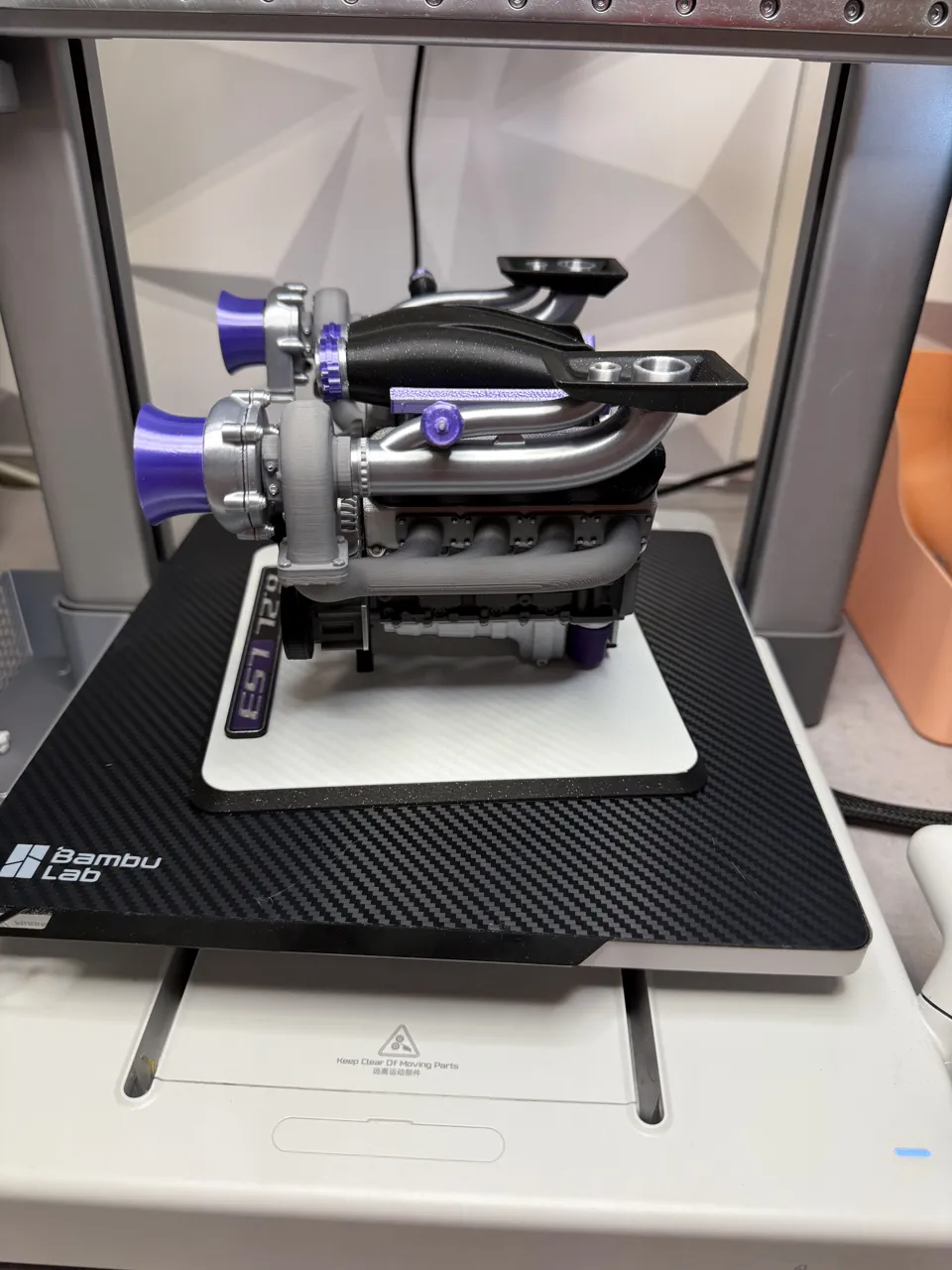 LS V8 Twin Turbo Engine 1/6 Scale (Fanmade Model) view 4