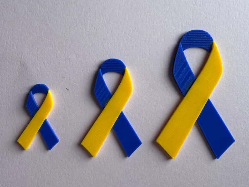 Cancer Ribbon Pin - 3 Sizes