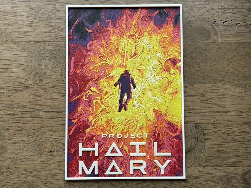 Project Hail Mary (2026) Hueforge Movie Poster