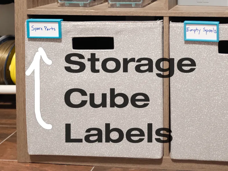 Storage Cube Labels