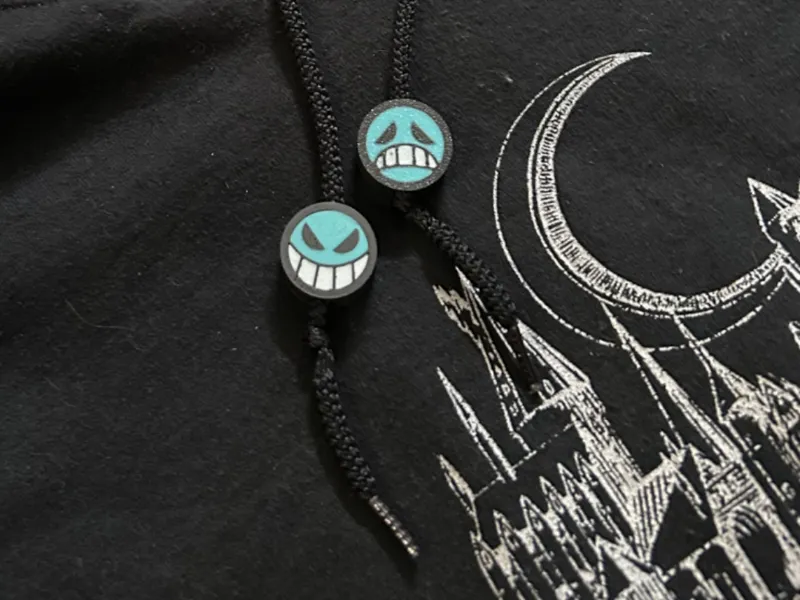 Portgas D. Ace Drawstring Hoodie Beads