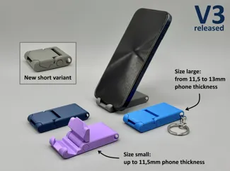 Small smartphone stand - print in place design