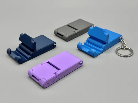 Small smartphone stand - print in place design view 3