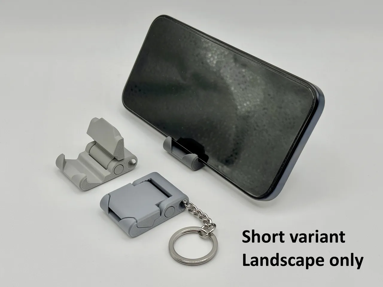Small smartphone stand - print in place design view 4