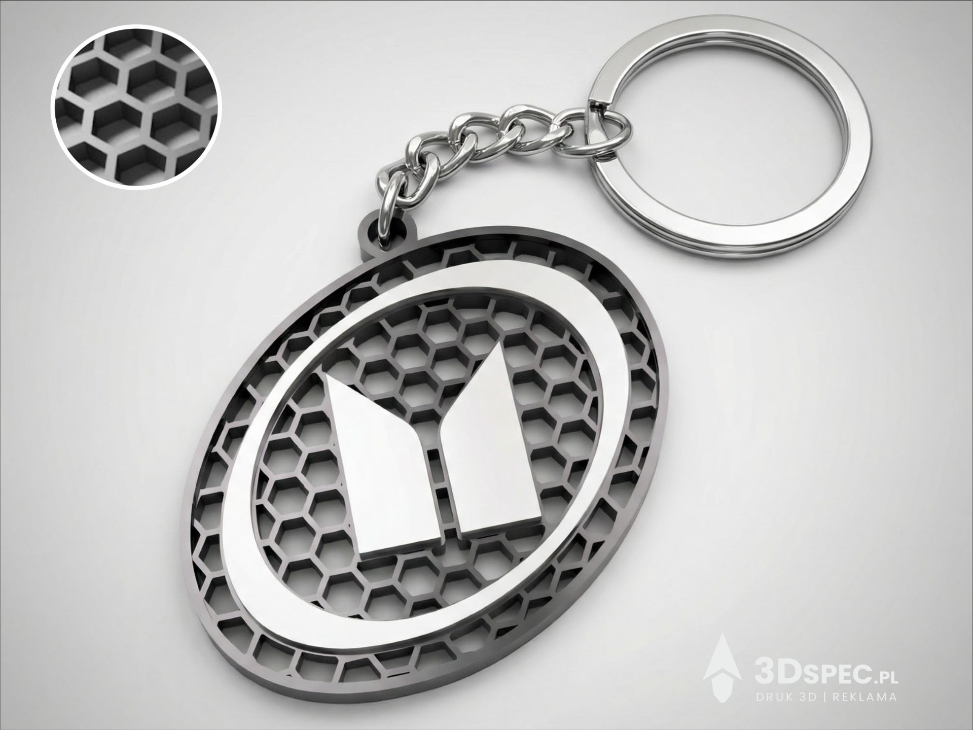 Isuzu  Honeycomb keychain