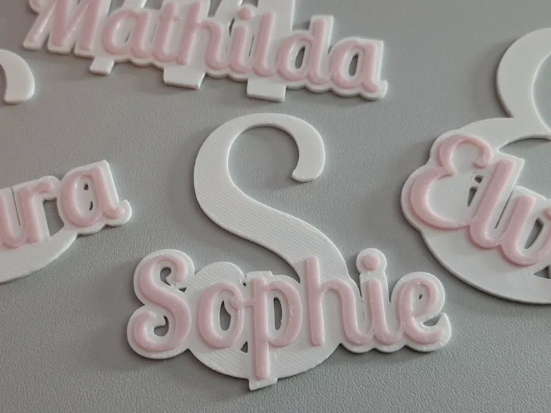 Name Tag and Sign Customizable