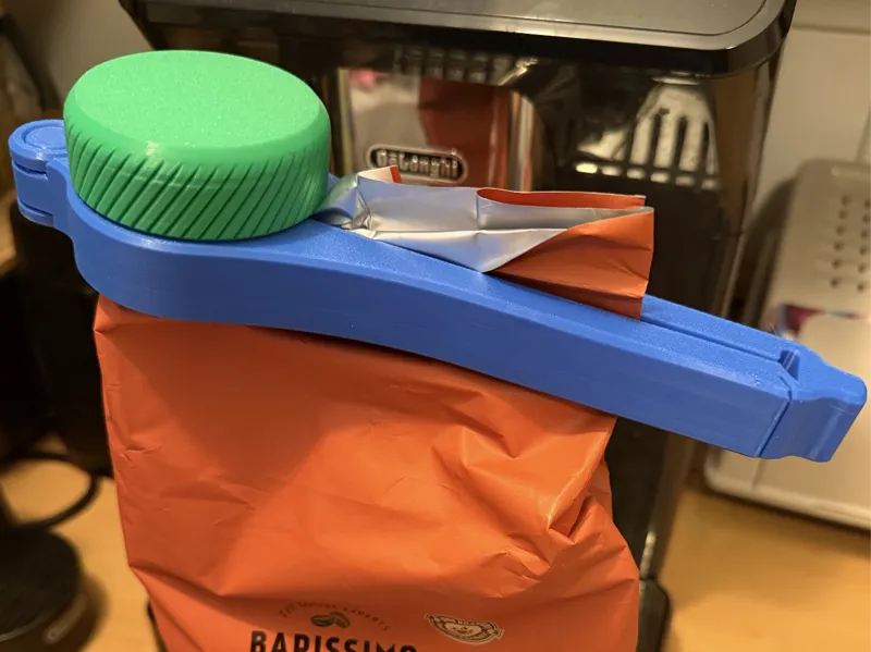 Kaffeebeutelclip für 1 kg Kaffeebohnen