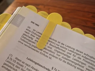 Dünnes Lesezeichen