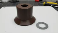 E14 Bottom part + adapter for lampshade - 0.2mm