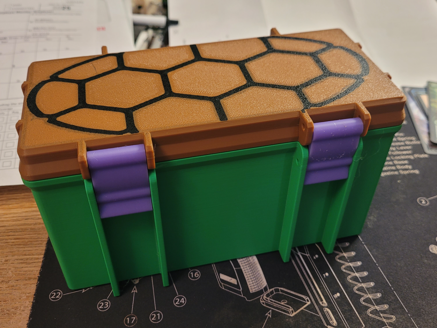 Ninja Turtle MTG Card Box