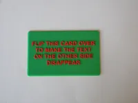 Prank card! 0.2mm layer, 2 walls, 15% infill