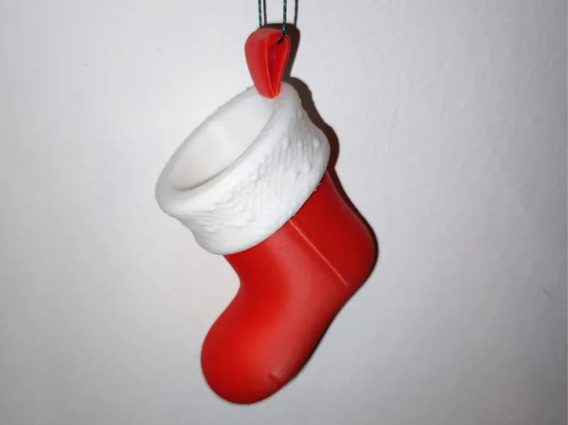 Simple Christmas Sock – 3D‑Printable Holiday Decor