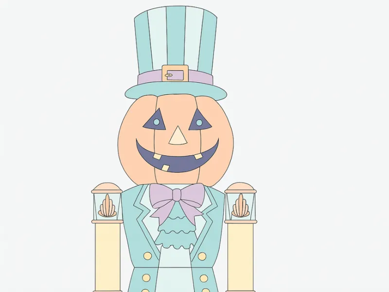 Pumpkin Head Nutcracker