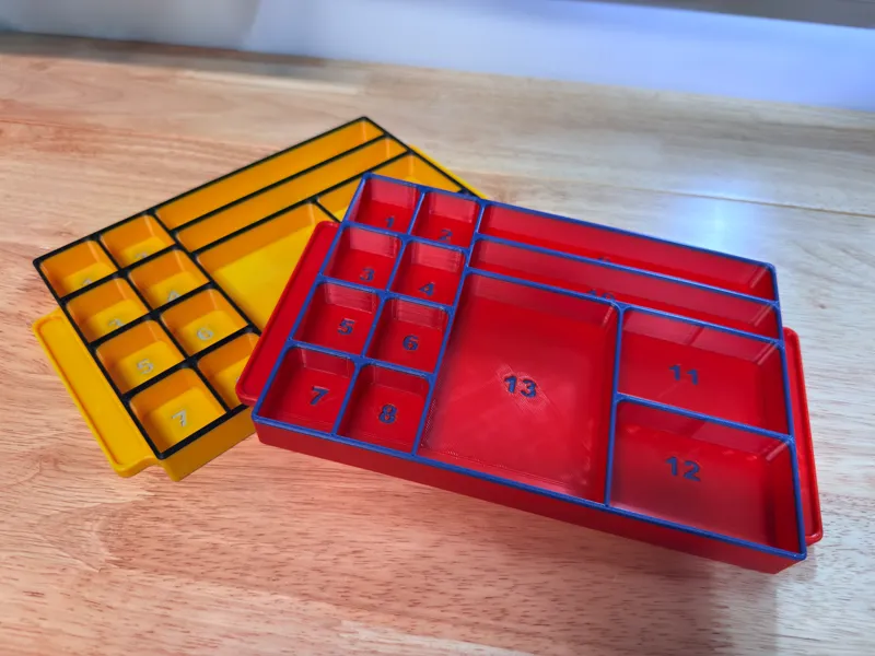 Hobby parts tray