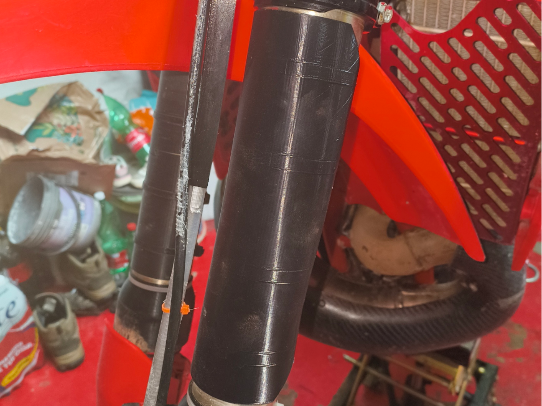 Proteggi forcella moto enduro