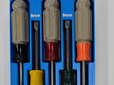 Craftsman Metric Nut Driver Set Gridfinity 