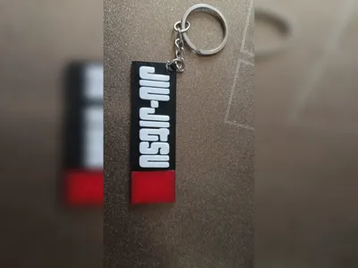 Jiu-jitsu Keychain belt colors
