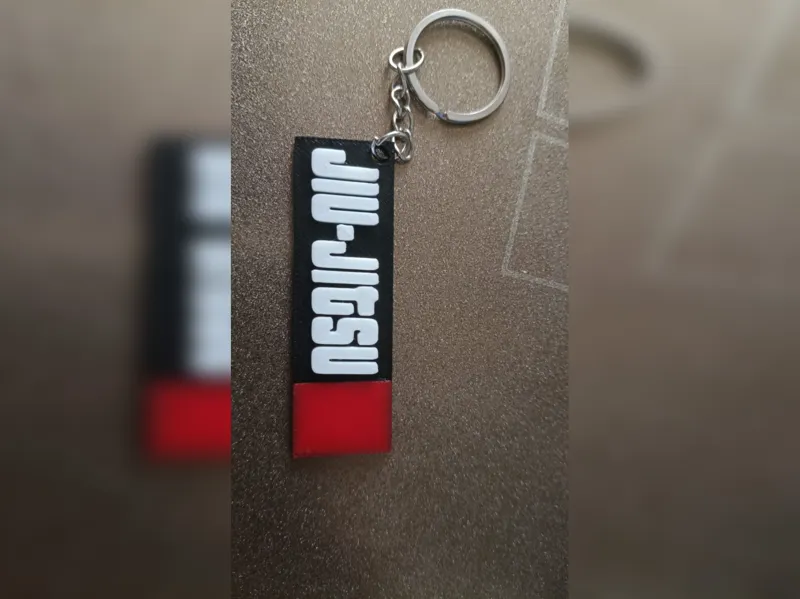 Chaveiro Jiu-jitsu cores das faixas