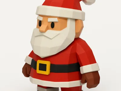 Mini Santa Clause Figure