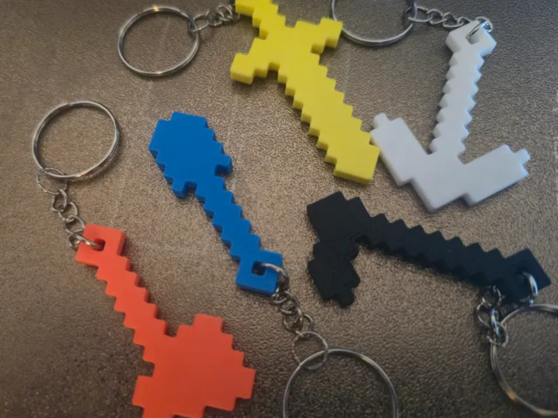 Minecraft Tools - keychain