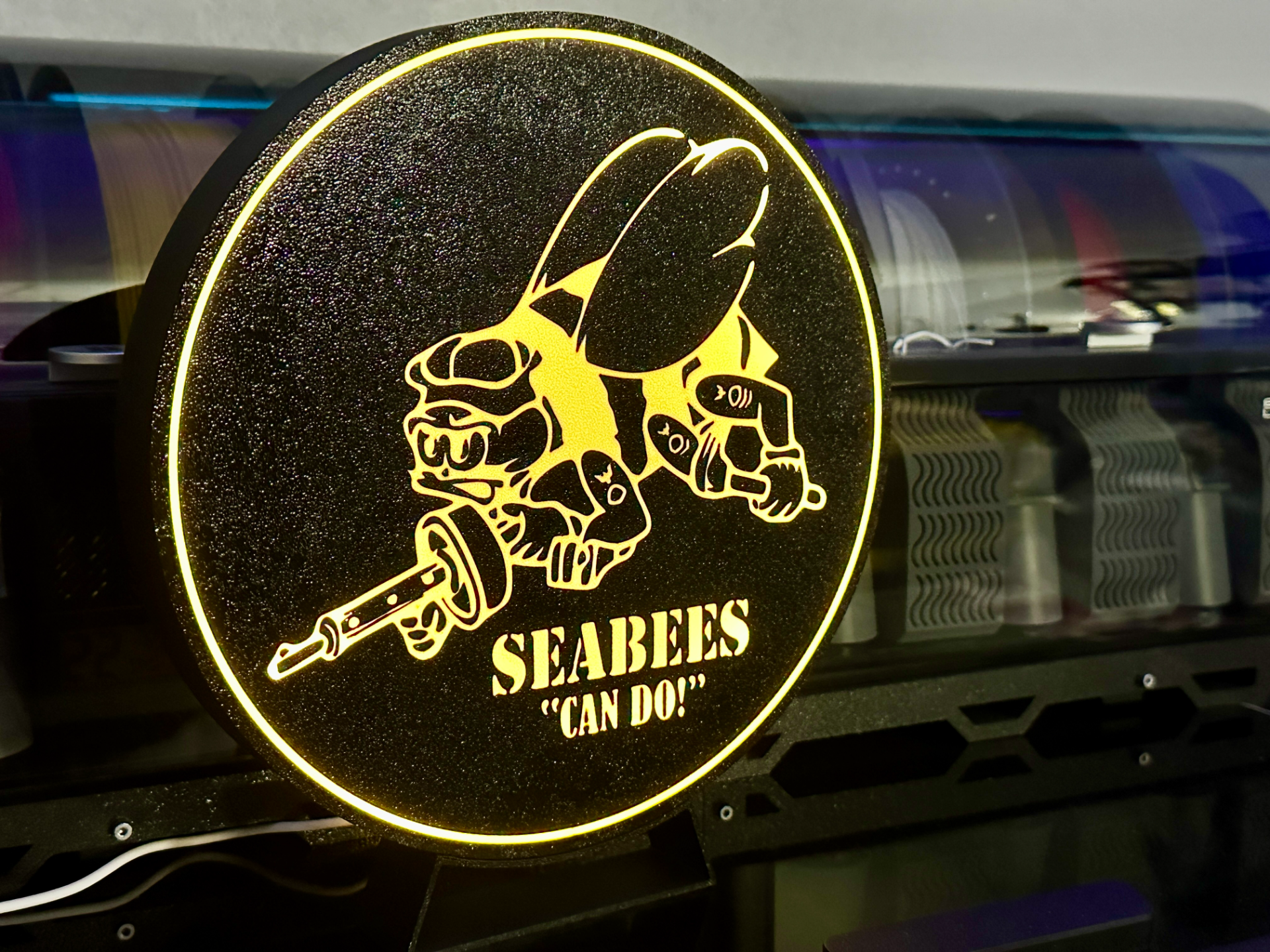 Seabees LED Lamp (Light Box)