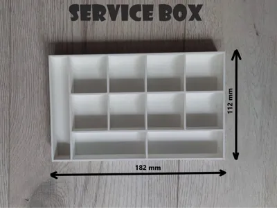 Service box 182x112mm