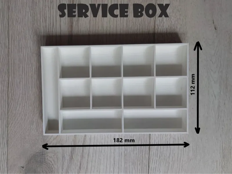 Service box 182x112mm