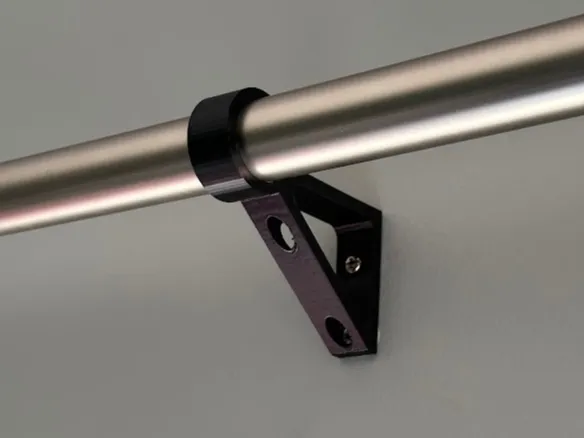 Curtain rod holder for 26mm diam rod