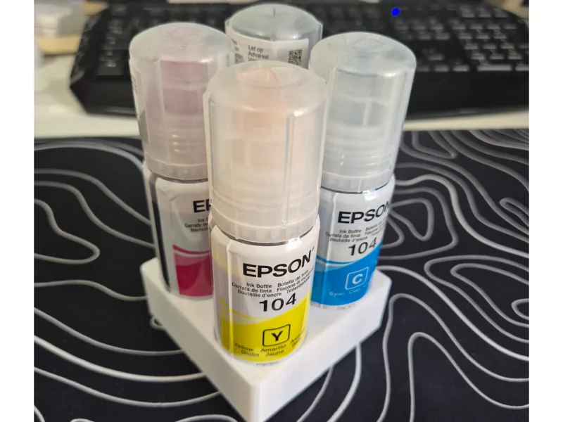 Gridfinity for Epson INK EcoTank tubes 2x2 bin