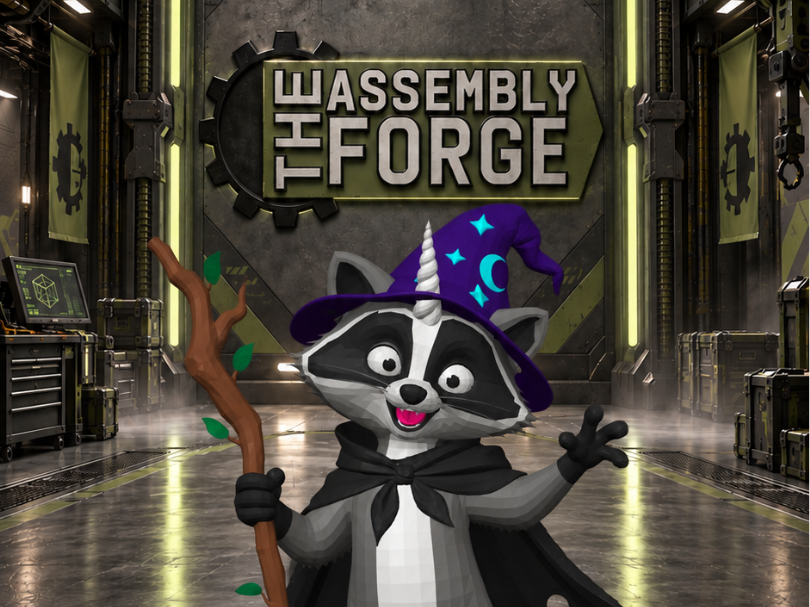 Raccoonicorn Wizard 3D model