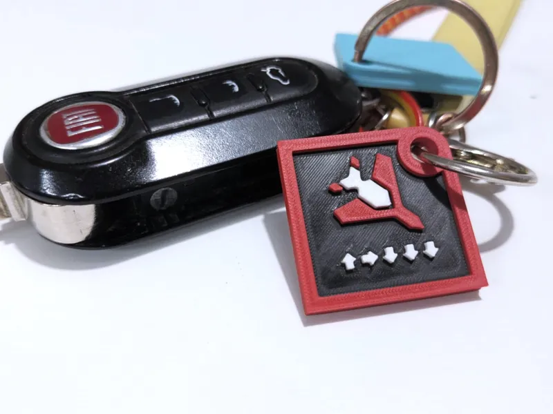 Helldivers Stratagem Keychain 500kgBomb Deployment