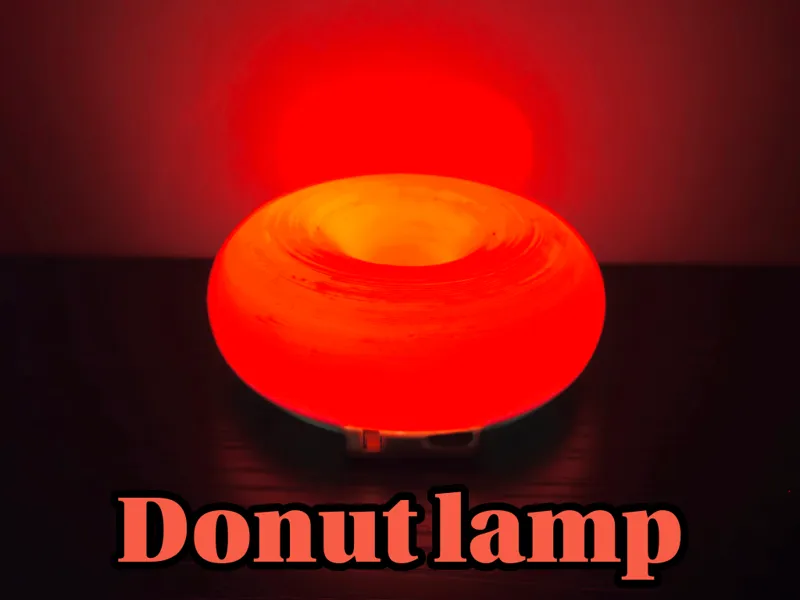 Donut lamp