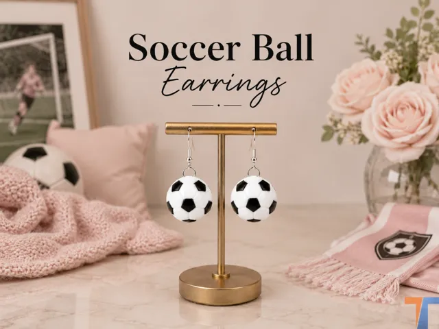 Soccer Ball Earrings