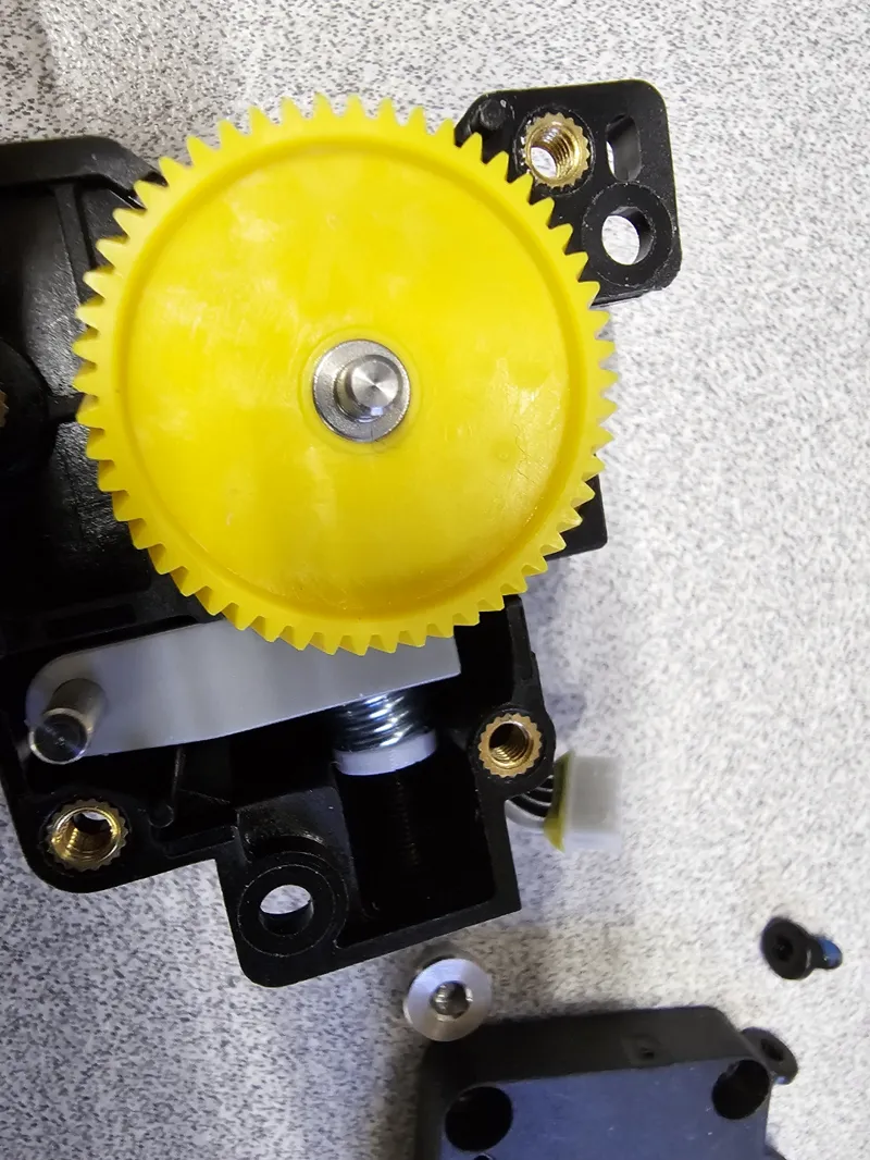 Extruder gear spring tensioner for bambu Labs Printers