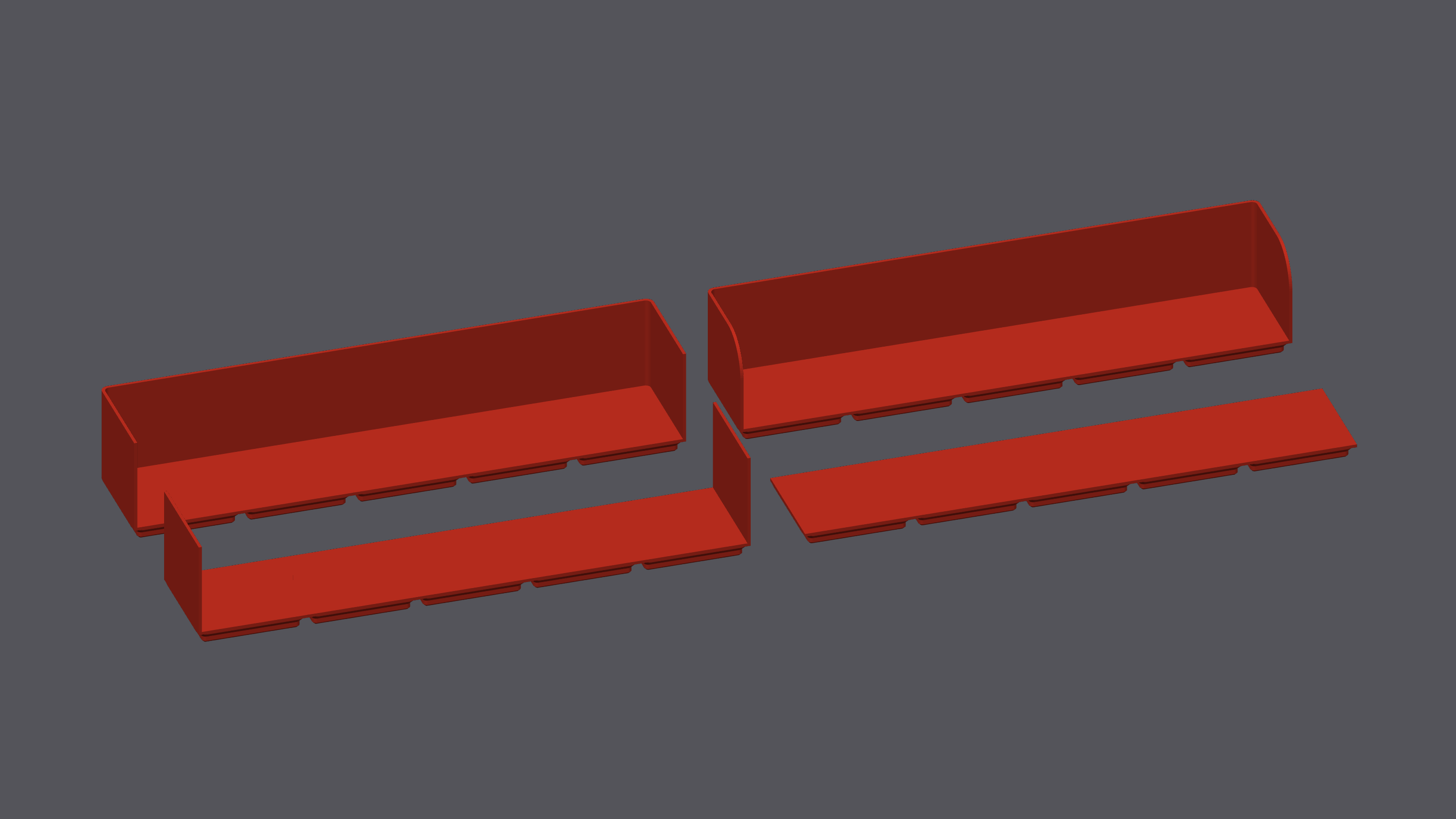Miniatura 3 do modelo 3D Binfinity: Modular Gridfinity Bin System