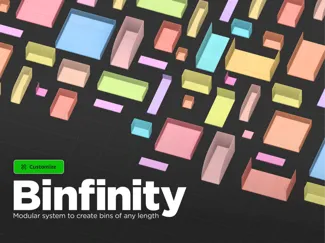Binfinity: Modular Gridfinity Bin System