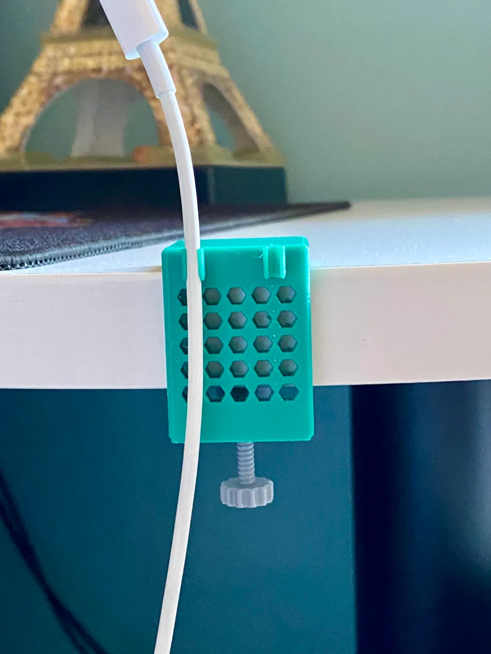 Table Cable Clipper Mini Tabletop Cable Clip by DiddyKong3D - MakerWorld